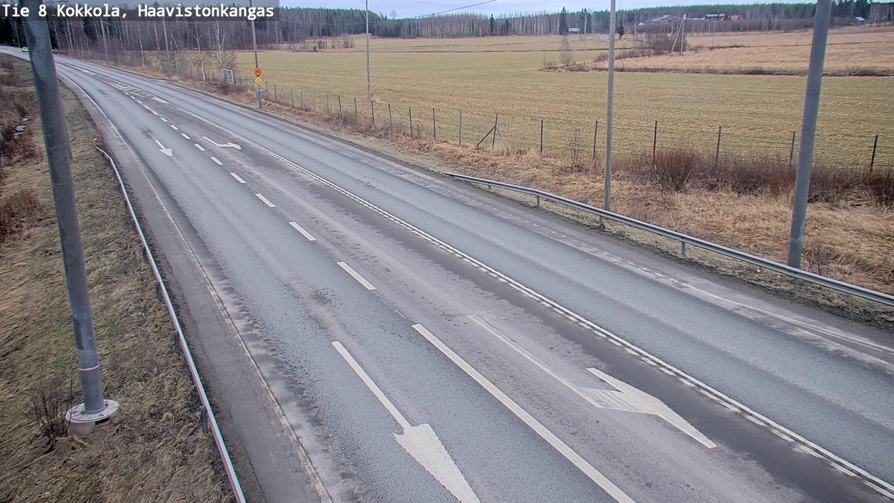 Weather Camera Image Road 8 Kokkola, Haavistonkangas, Kokkola, Keski-Pohjanmaa