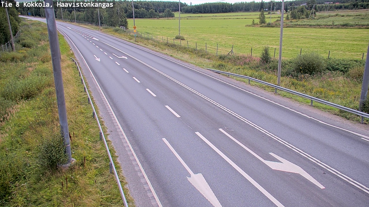 Weather Camera Image Road 8 Kokkola, Haavistonkangas, Kokkola, Keski-Pohjanmaa