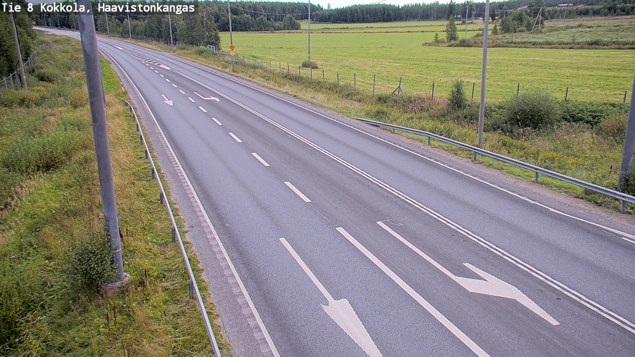 Weather Camera Image Road 8 Kokkola, Haavistonkangas, Kokkola, Keski-Pohjanmaa