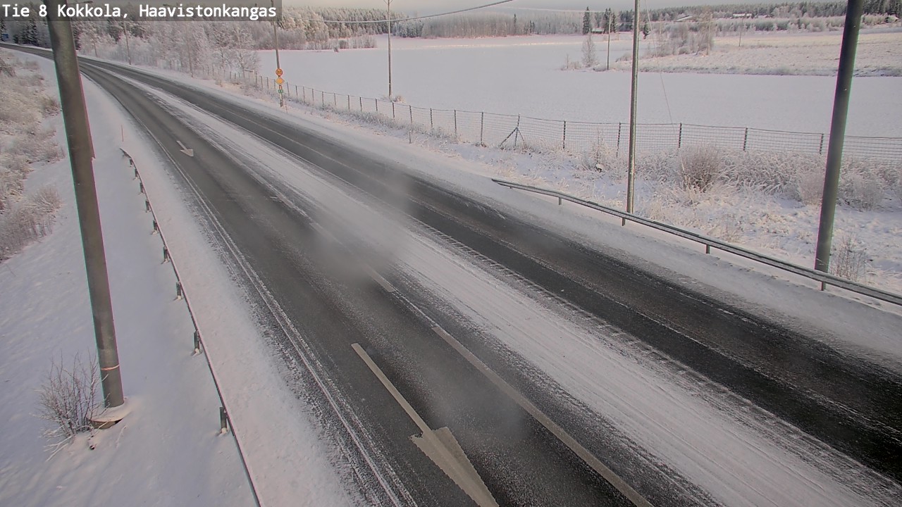 Weather Camera Image Road 8 Kokkola, Haavistonkangas, Kokkola, Keski-Pohjanmaa