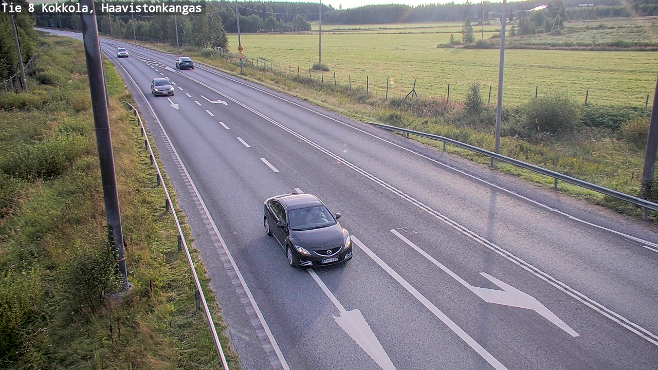 Weather Camera Image Road 8 Kokkola, Haavistonkangas, Kokkola, Keski-Pohjanmaa