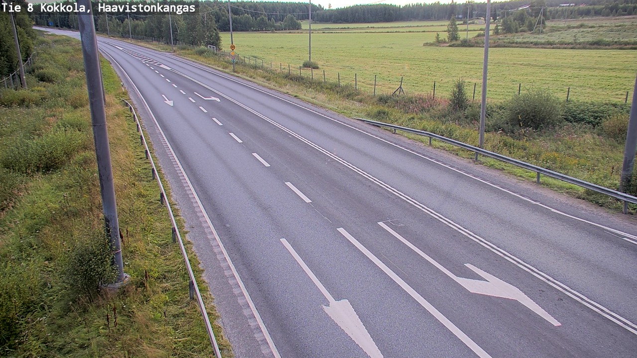 Weather Camera Image Road 8 Kokkola, Haavistonkangas, Kokkola, Keski-Pohjanmaa