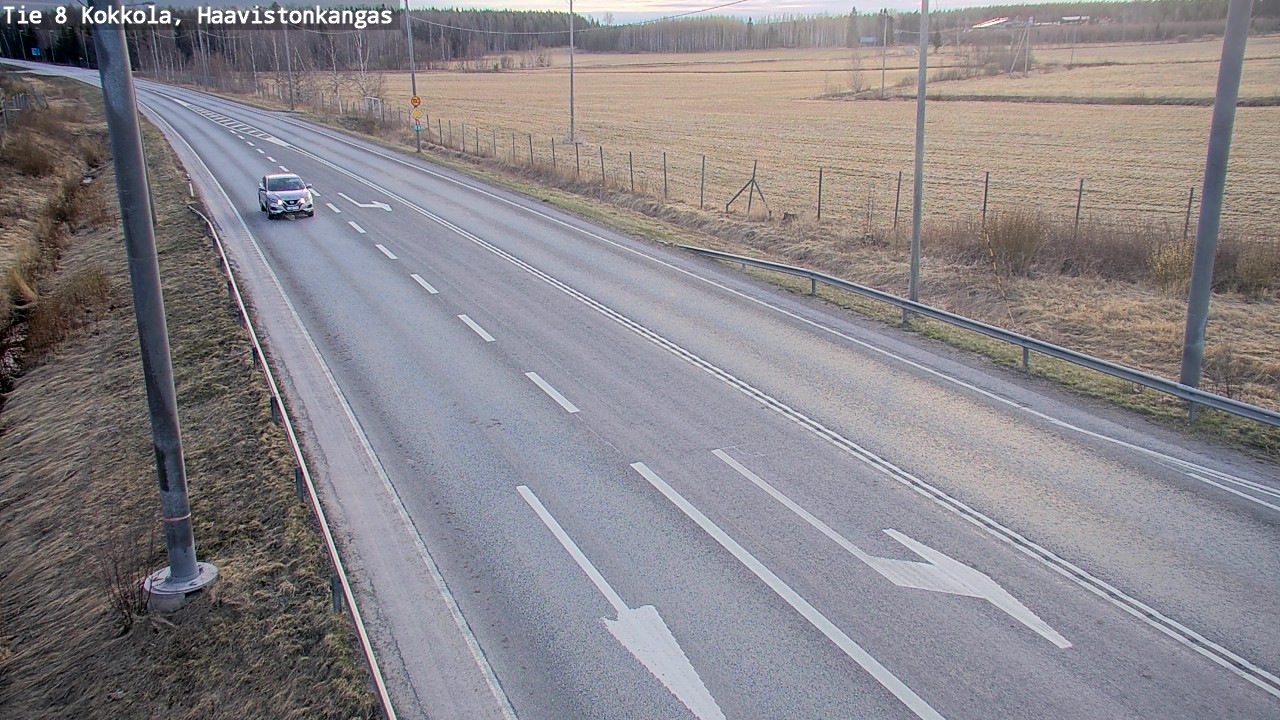 Weather Camera Image Road 8 Kokkola, Haavistonkangas, Kokkola, Keski-Pohjanmaa