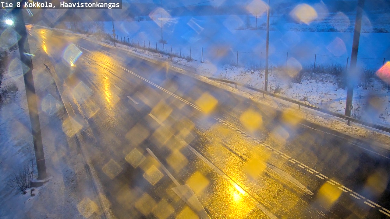 Weather Camera Image Väg 8 Karleby, Haavistonkangas, Kokkola, Keski-Pohjanmaa