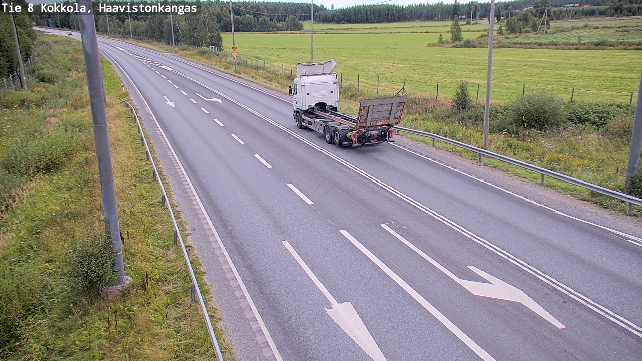 Weather Camera Image Road 8 Kokkola, Haavistonkangas, Kokkola, Keski-Pohjanmaa