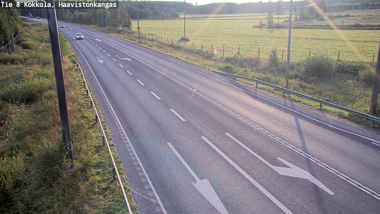 Weather Camera Image Road 8 Kokkola, Haavistonkangas, Kokkola, Keski-Pohjanmaa