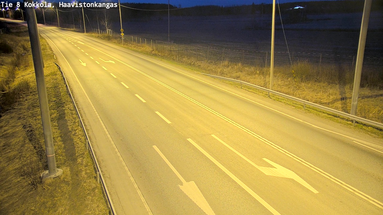 Weather Camera Image Väg 8 Karleby, Haavistonkangas, Kokkola, Keski-Pohjanmaa