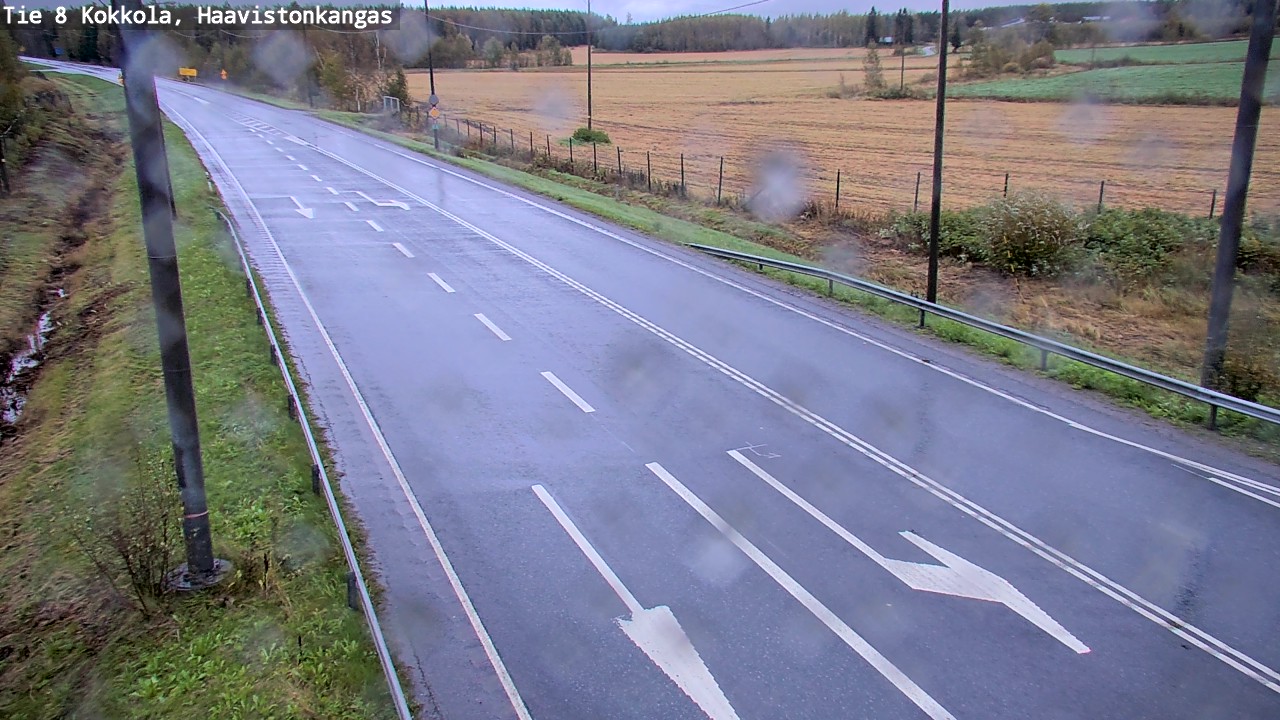Weather Camera Image Road 8 Kokkola, Haavistonkangas, Kokkola, Keski-Pohjanmaa
