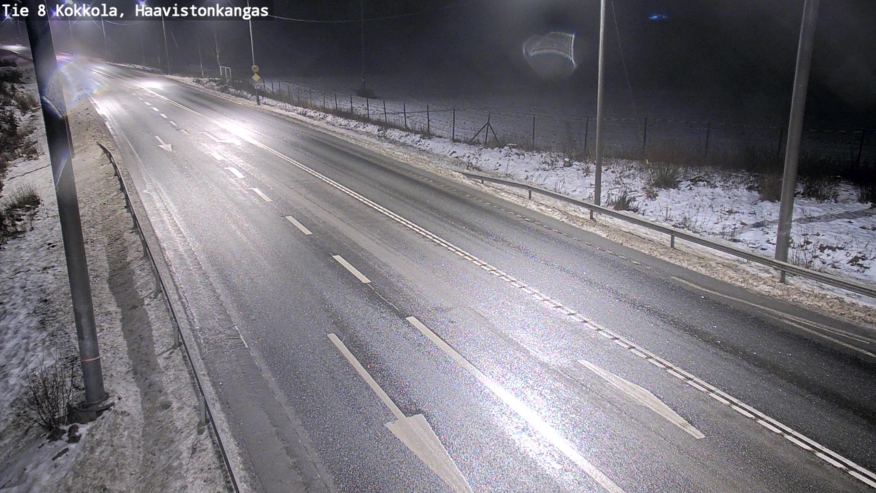 Weather Camera Image Väg 8 Karleby, Haavistonkangas, Kokkola, Keski-Pohjanmaa