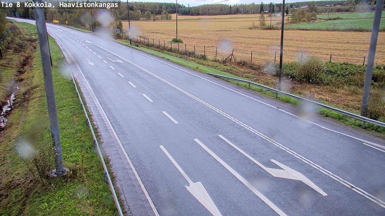 Weather Camera Image Väg 8 Karleby, Haavistonkangas, Kokkola, Keski-Pohjanmaa