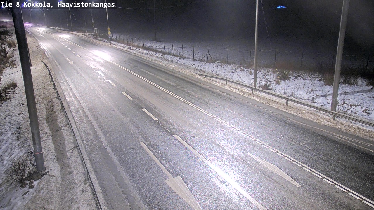 Weather Camera Image Väg 8 Karleby, Haavistonkangas, Kokkola, Keski-Pohjanmaa