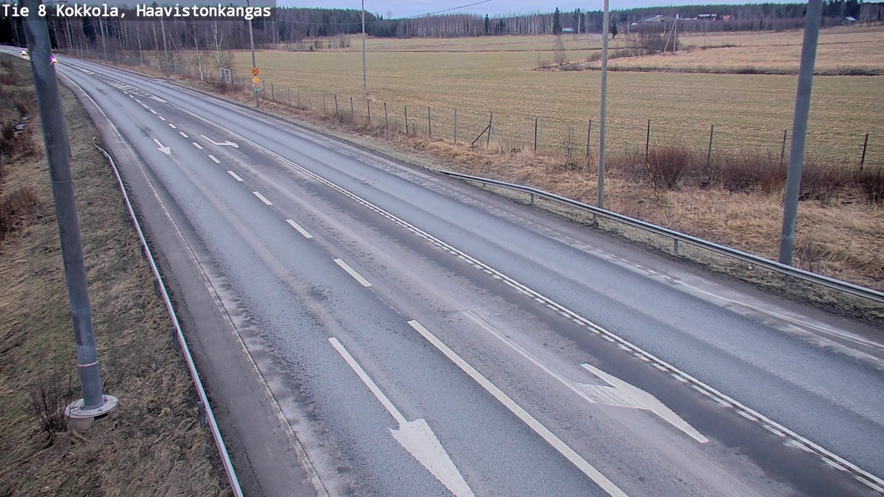 Weather Camera Image Road 8 Kokkola, Haavistonkangas, Kokkola, Keski-Pohjanmaa