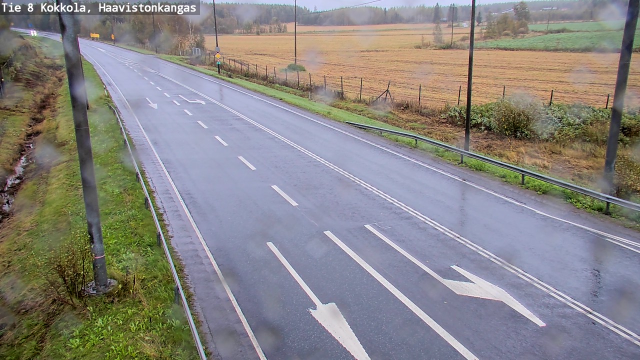 Weather Camera Image Road 8 Kokkola, Haavistonkangas, Kokkola, Keski-Pohjanmaa