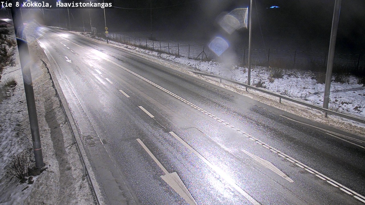 Weather Camera Image Väg 8 Karleby, Haavistonkangas, Kokkola, Keski-Pohjanmaa