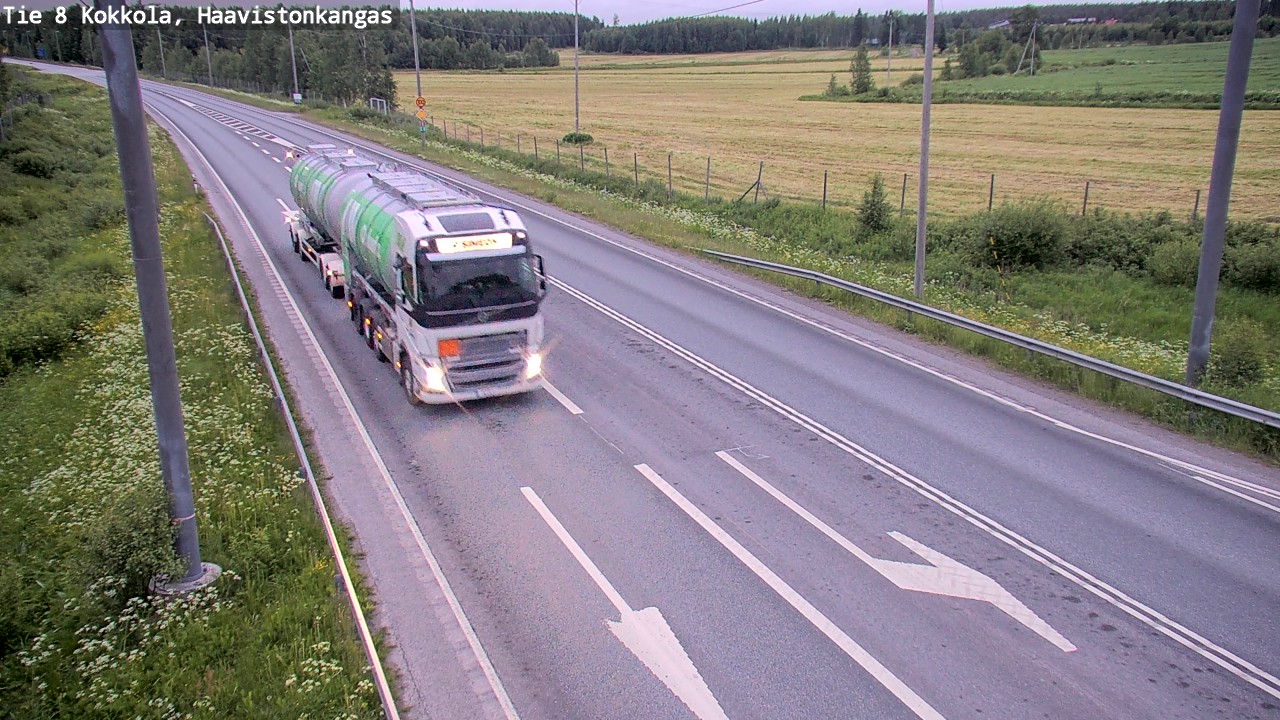 Kelikamerat Kuva Tie 8 Kokkola, Haavistonkangas, Kokkola, Keski-Pohjanmaa