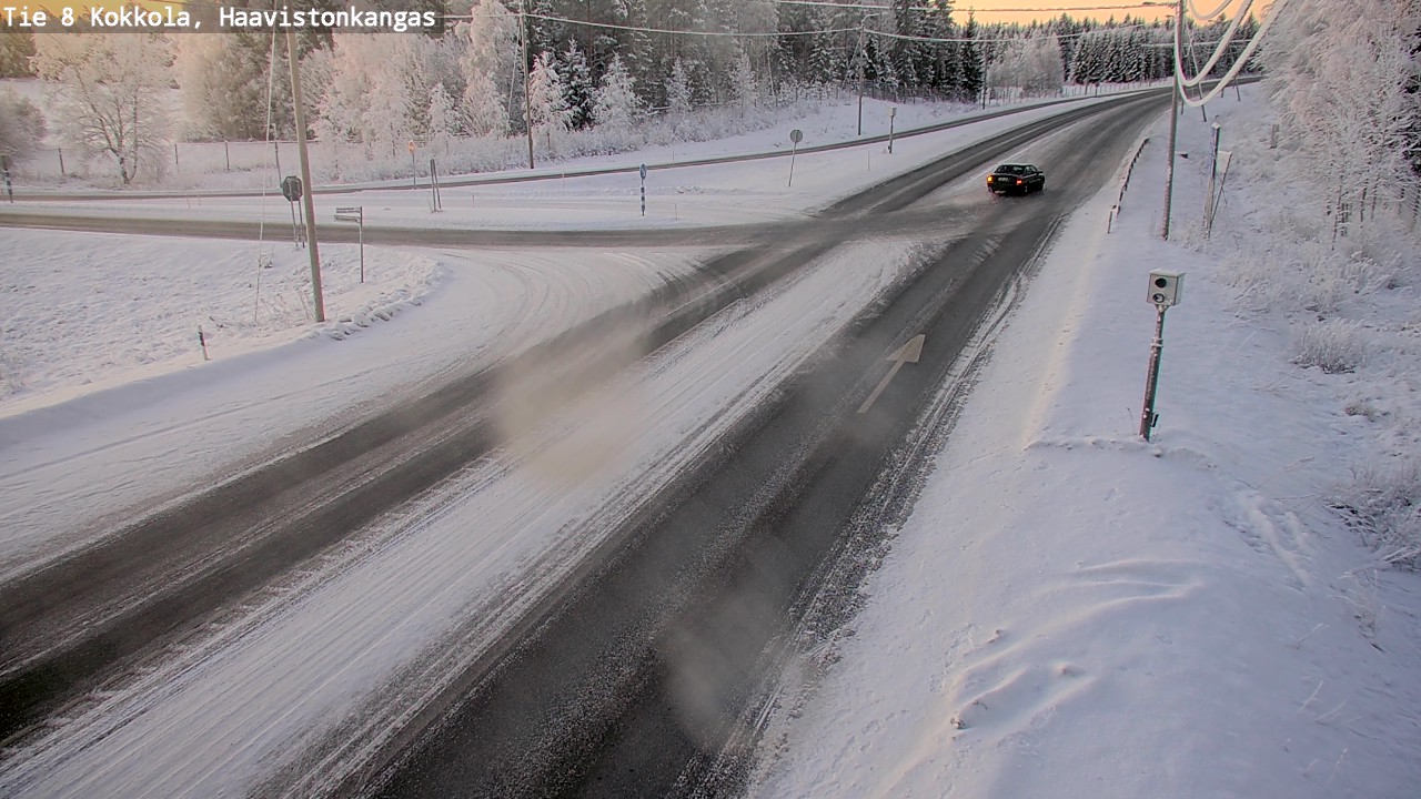 Weather Camera Image Väg 8 Karleby, Haavistonkangas, Kokkola, Keski-Pohjanmaa