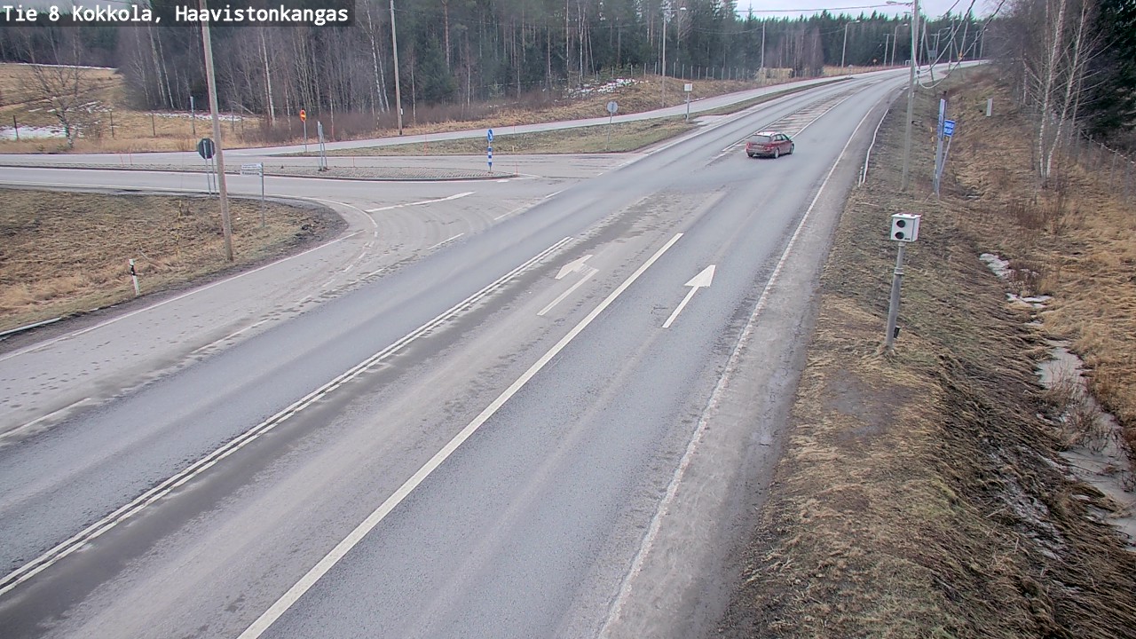 Weather Camera Image Väg 8 Karleby, Haavistonkangas, Kokkola, Keski-Pohjanmaa