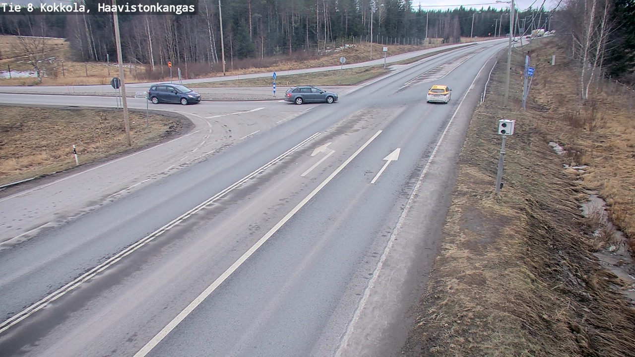 Weather Camera Image Väg 8 Karleby, Haavistonkangas, Kokkola, Keski-Pohjanmaa
