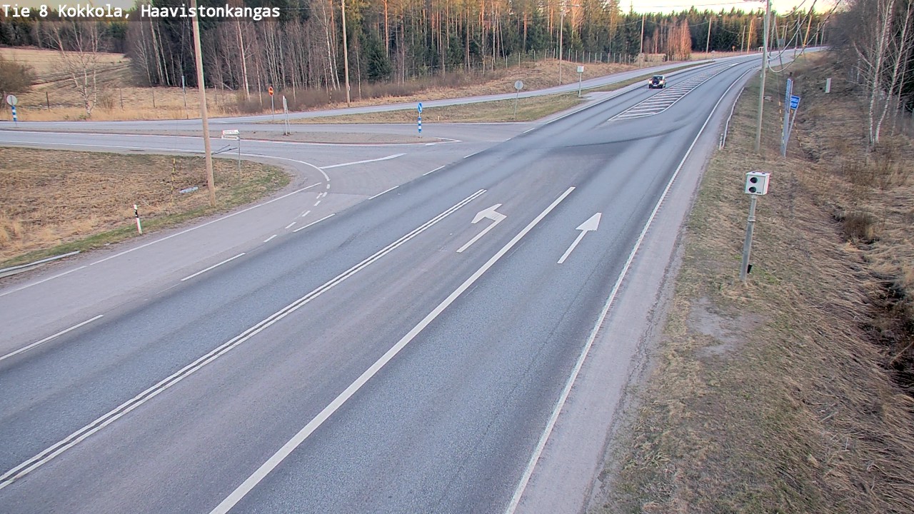 Weather Camera Image Road 8 Kokkola, Haavistonkangas, Kokkola, Keski-Pohjanmaa