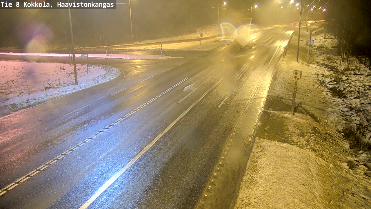 Weather Camera Image Väg 8 Karleby, Haavistonkangas, Kokkola, Keski-Pohjanmaa