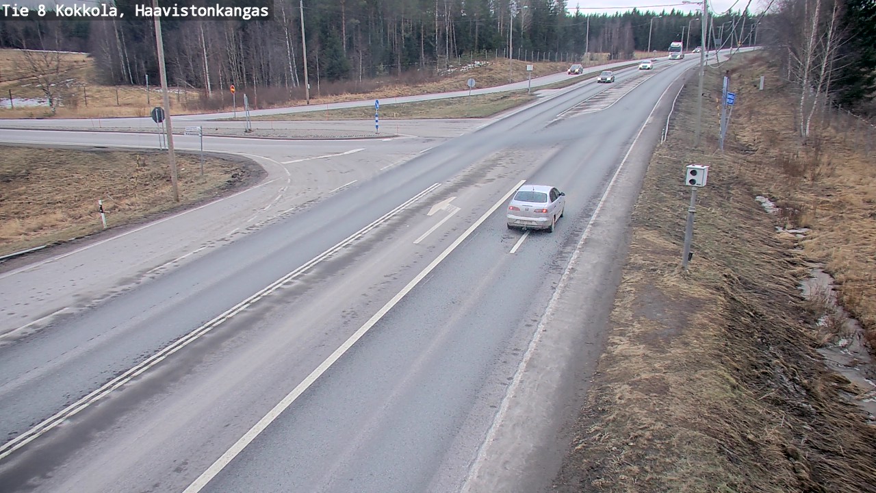 Weather Camera Image Road 8 Kokkola, Haavistonkangas, Kokkola, Keski-Pohjanmaa