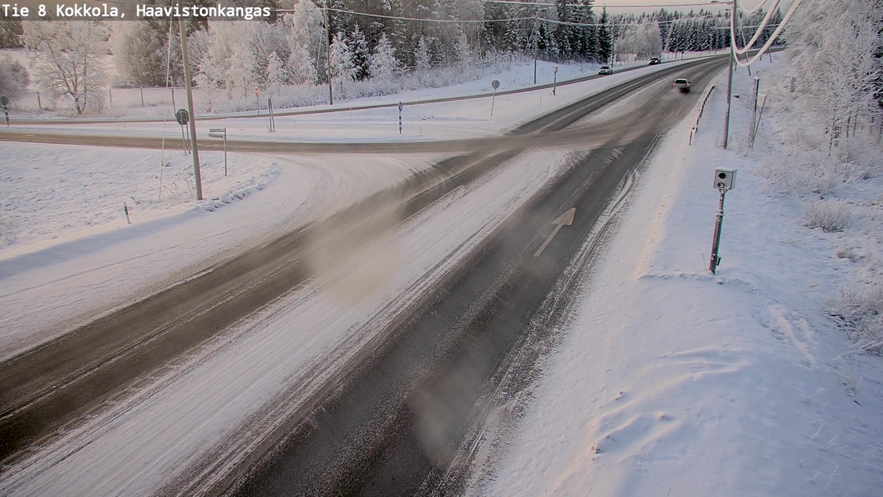 Weather Camera Image Väg 8 Karleby, Haavistonkangas, Kokkola, Keski-Pohjanmaa