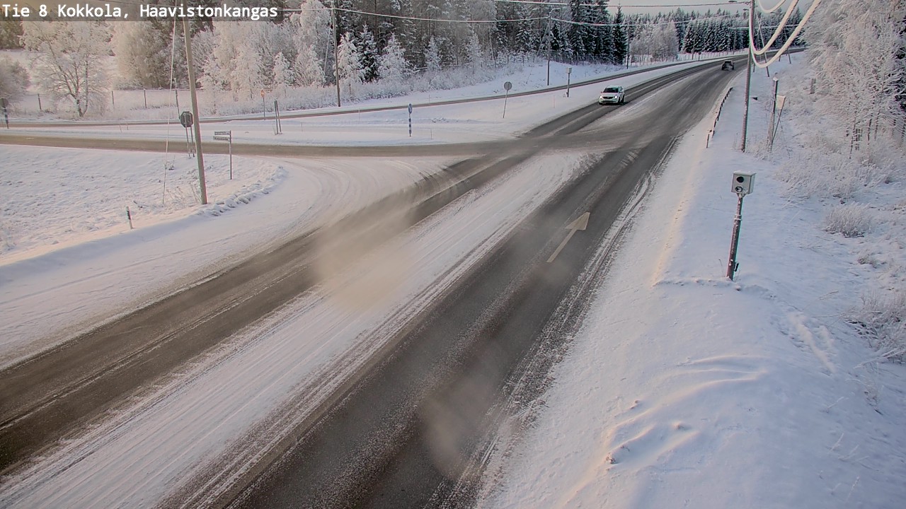 Weather Camera Image Väg 8 Karleby, Haavistonkangas, Kokkola, Keski-Pohjanmaa