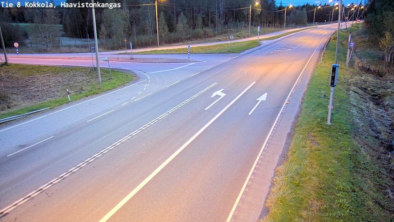 Weather Camera Image Road 8 Kokkola, Haavistonkangas, Kokkola, Keski-Pohjanmaa