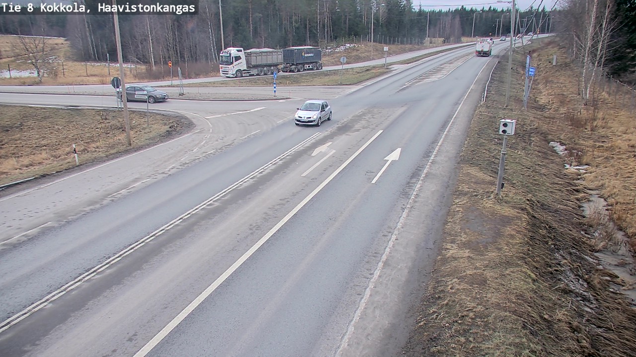 Weather Camera Image Väg 8 Karleby, Haavistonkangas, Kokkola, Keski-Pohjanmaa