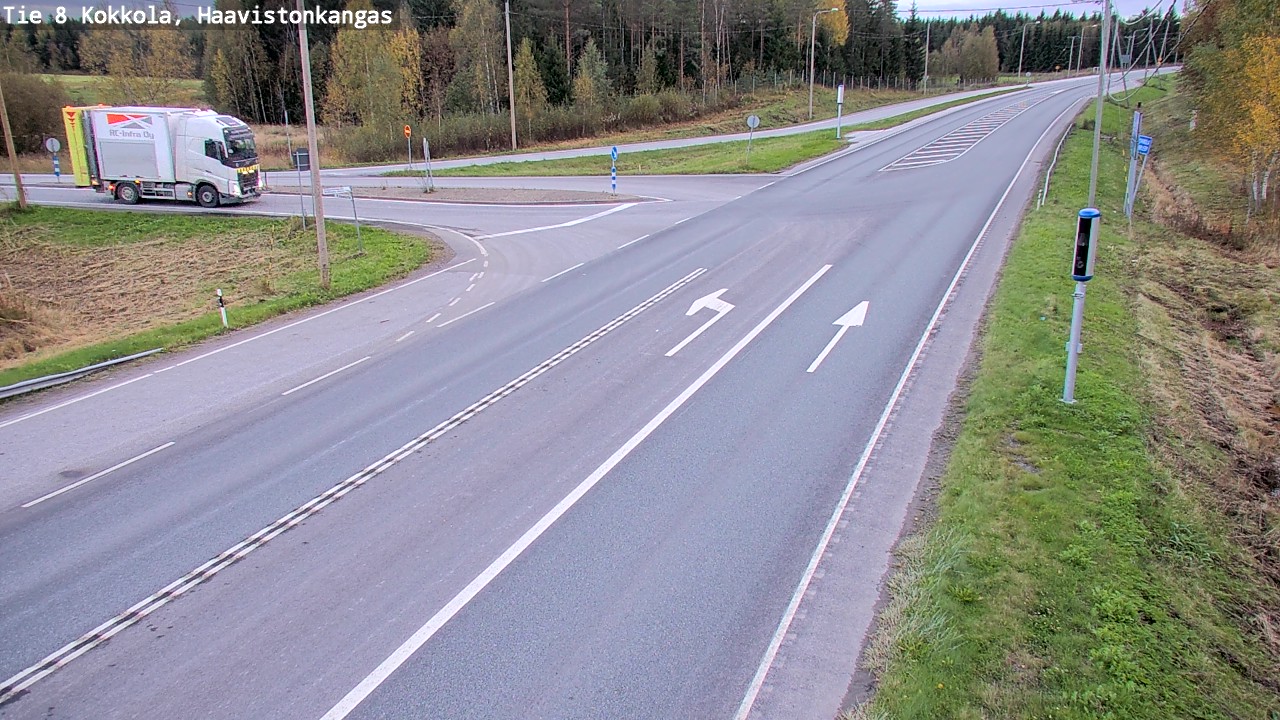Weather Camera Image Road 8 Kokkola, Haavistonkangas, Kokkola, Keski-Pohjanmaa