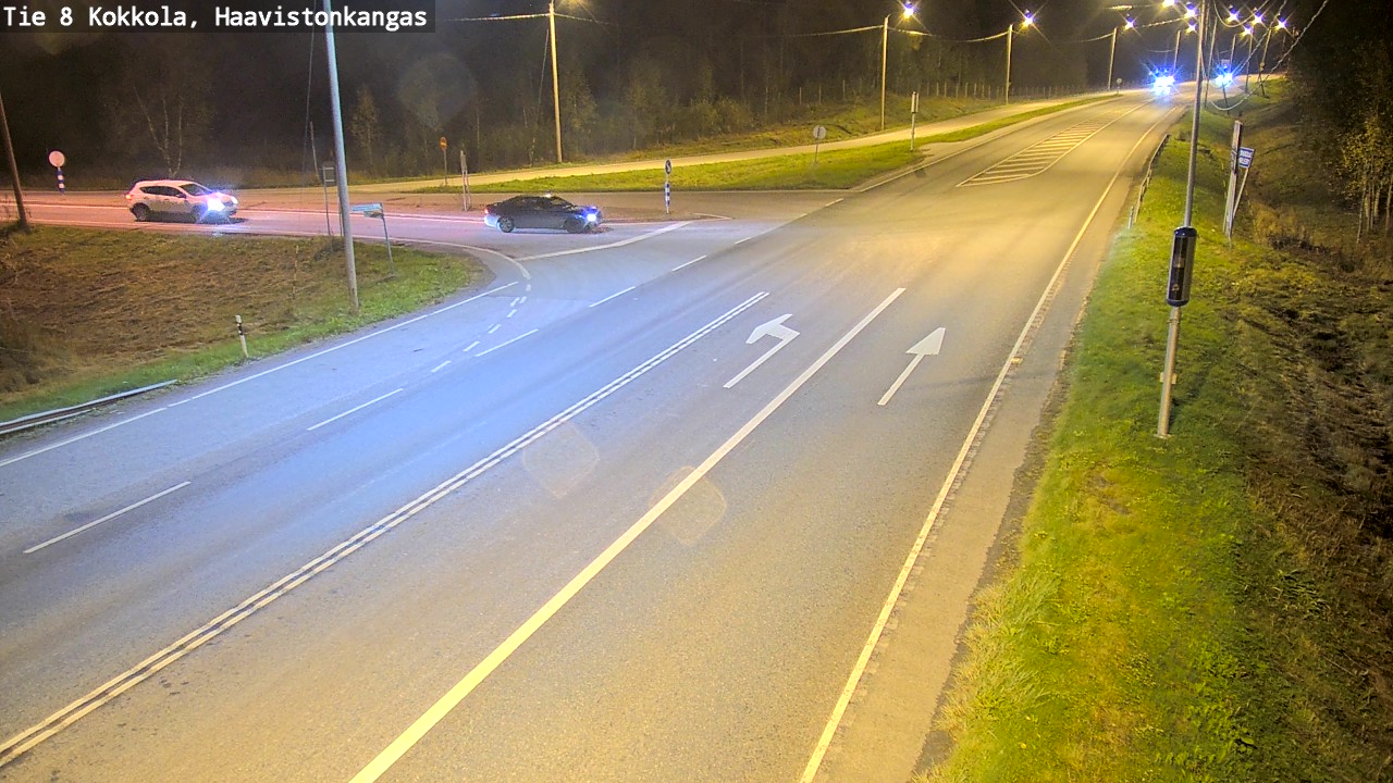 Weather Camera Image Road 8 Kokkola, Haavistonkangas, Kokkola, Keski-Pohjanmaa