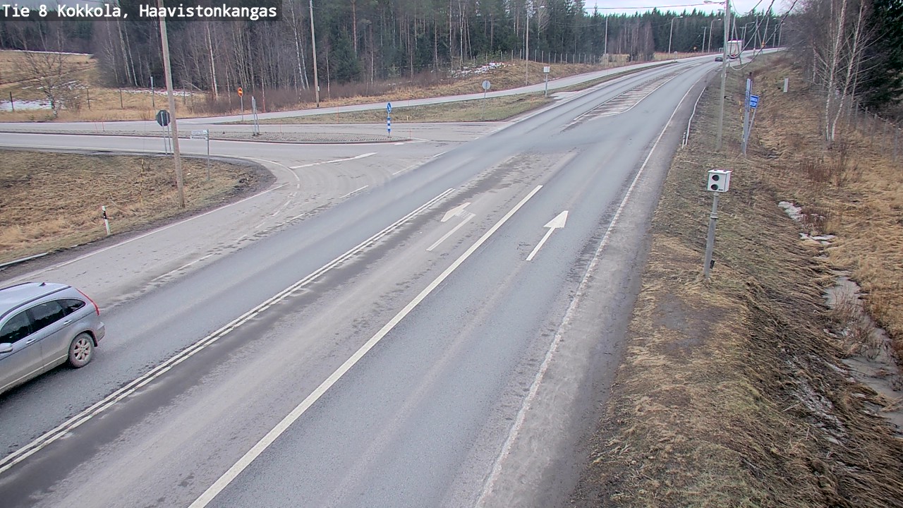 Weather Camera Image Väg 8 Karleby, Haavistonkangas, Kokkola, Keski-Pohjanmaa