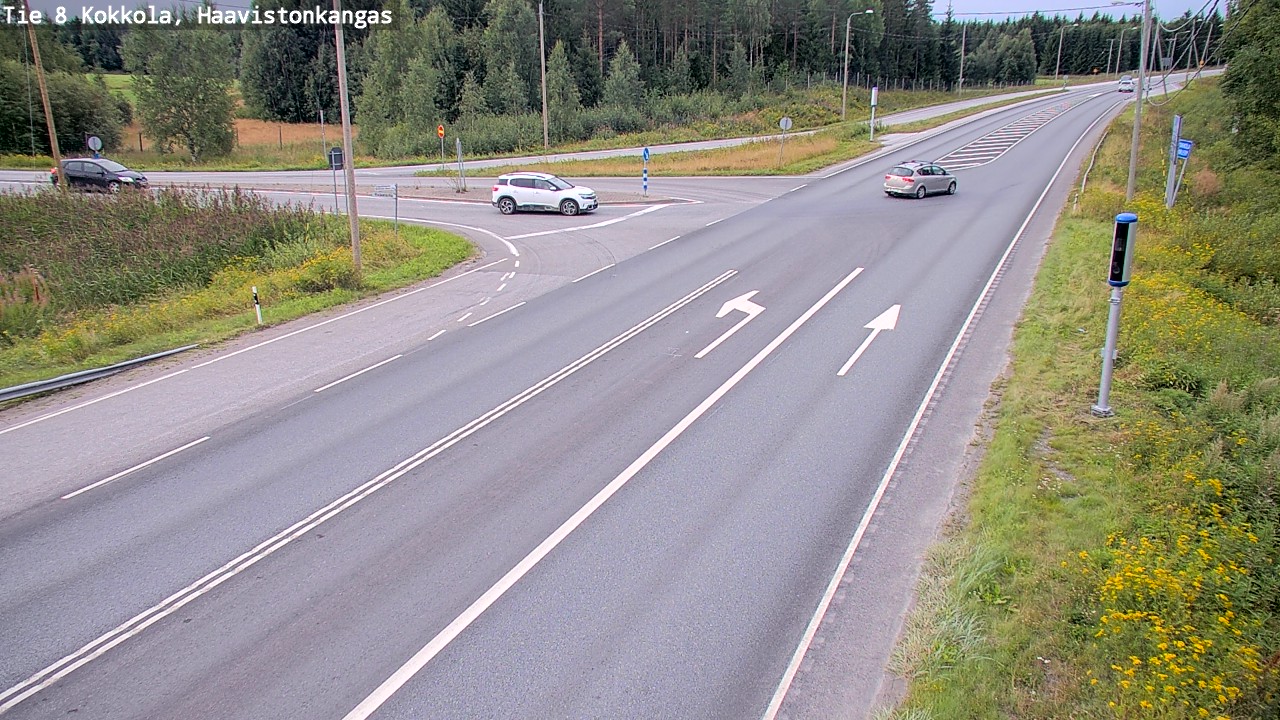 Weather Camera Image Road 8 Kokkola, Haavistonkangas, Kokkola, Keski-Pohjanmaa