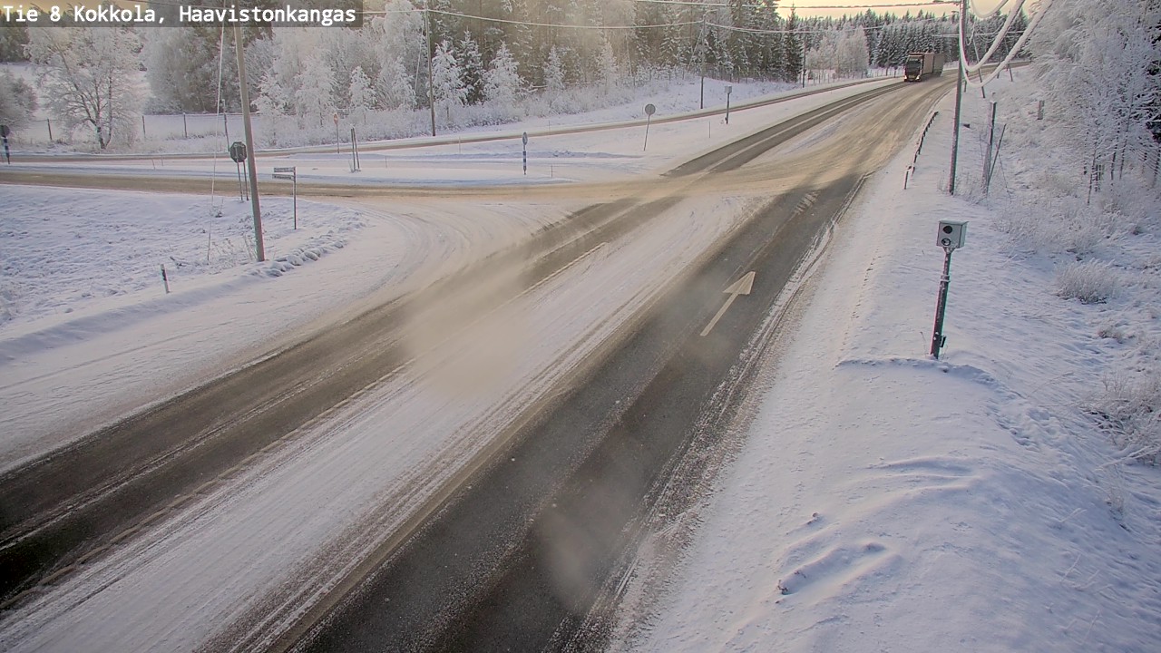 Weather Camera Image Road 8 Kokkola, Haavistonkangas, Kokkola, Keski-Pohjanmaa