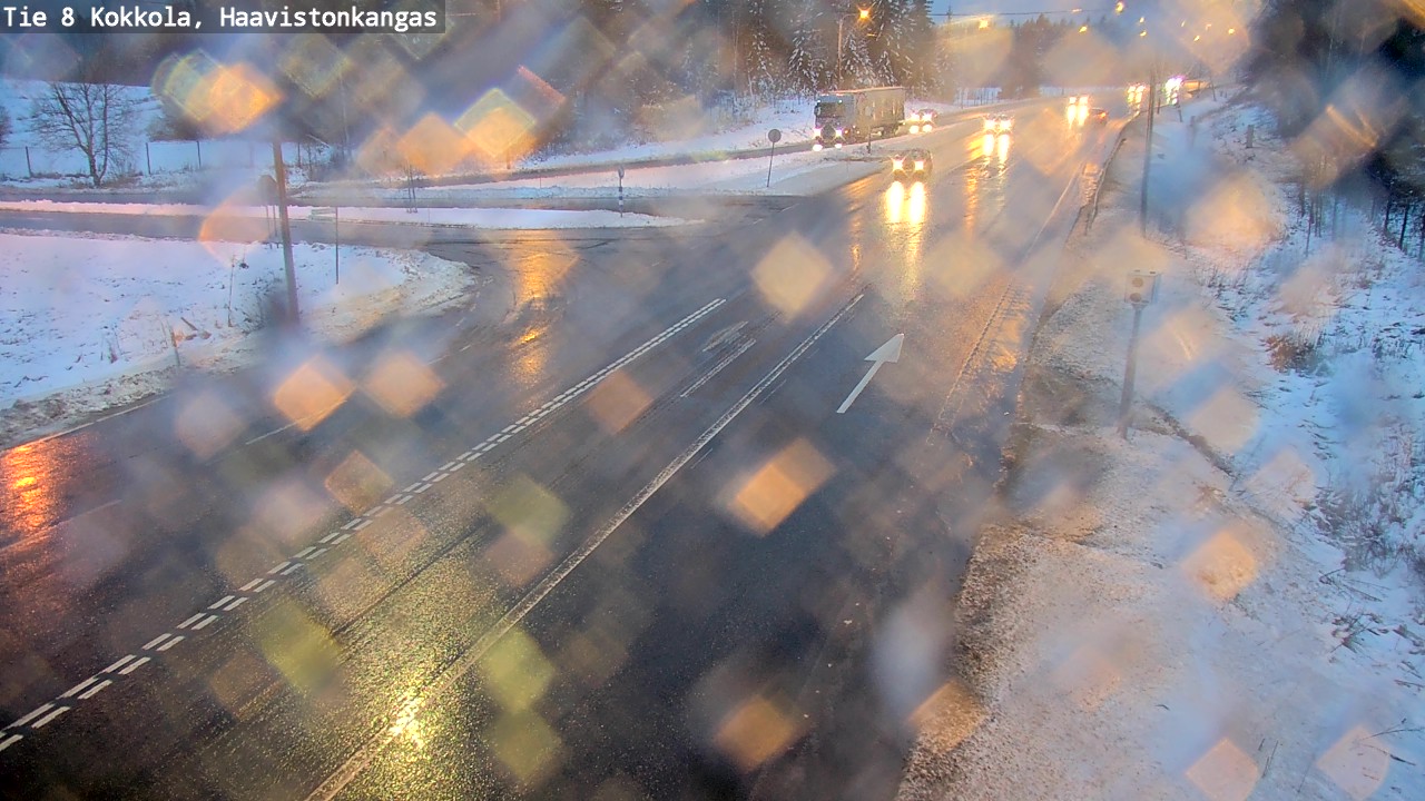Weather Camera Image Väg 8 Karleby, Haavistonkangas, Kokkola, Keski-Pohjanmaa