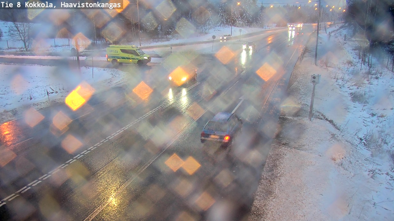 Weather Camera Image Väg 8 Karleby, Haavistonkangas, Kokkola, Keski-Pohjanmaa