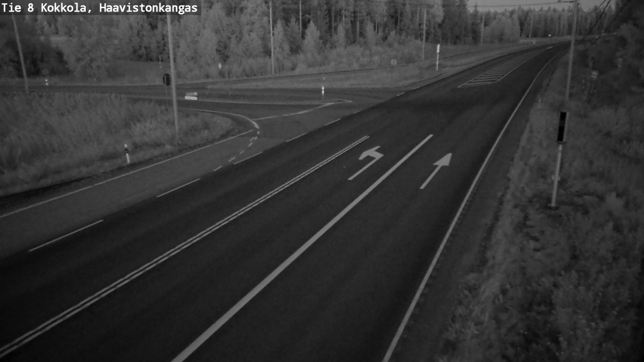 Weather Camera Image Väg 8 Karleby, Haavistonkangas, Kokkola, Keski-Pohjanmaa