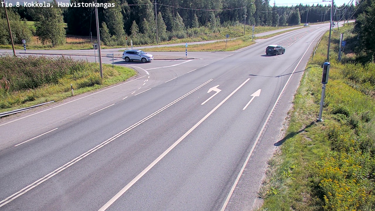 Weather Camera Image Väg 8 Karleby, Haavistonkangas, Kokkola, Keski-Pohjanmaa