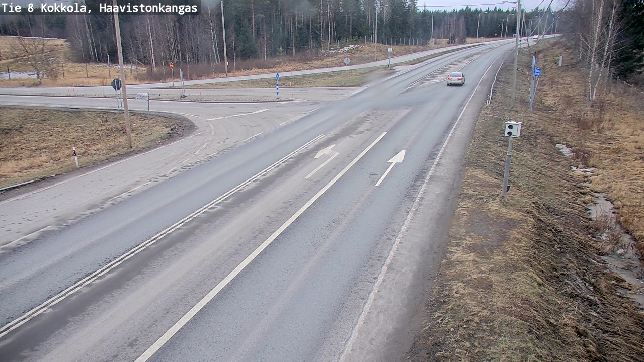 Weather Camera Image Väg 8 Karleby, Haavistonkangas, Kokkola, Keski-Pohjanmaa