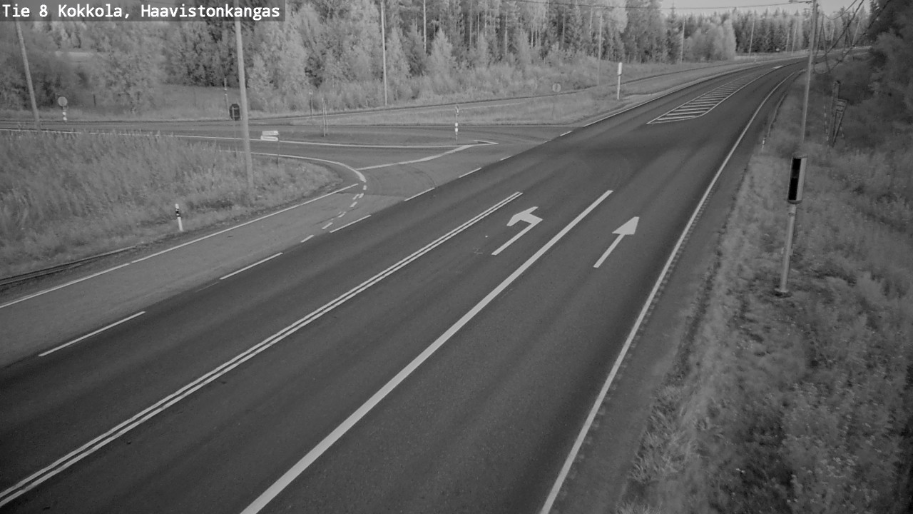 Weather Camera Image Väg 8 Karleby, Haavistonkangas, Kokkola, Keski-Pohjanmaa