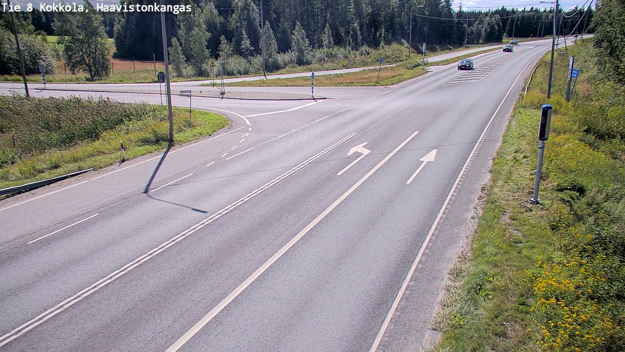 Weather Camera Image Väg 8 Karleby, Haavistonkangas, Kokkola, Keski-Pohjanmaa