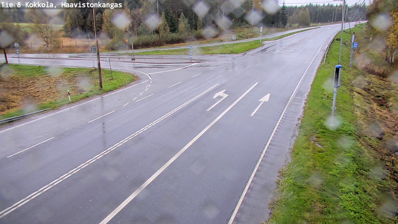 Weather Camera Image Road 8 Kokkola, Haavistonkangas, Kokkola, Keski-Pohjanmaa