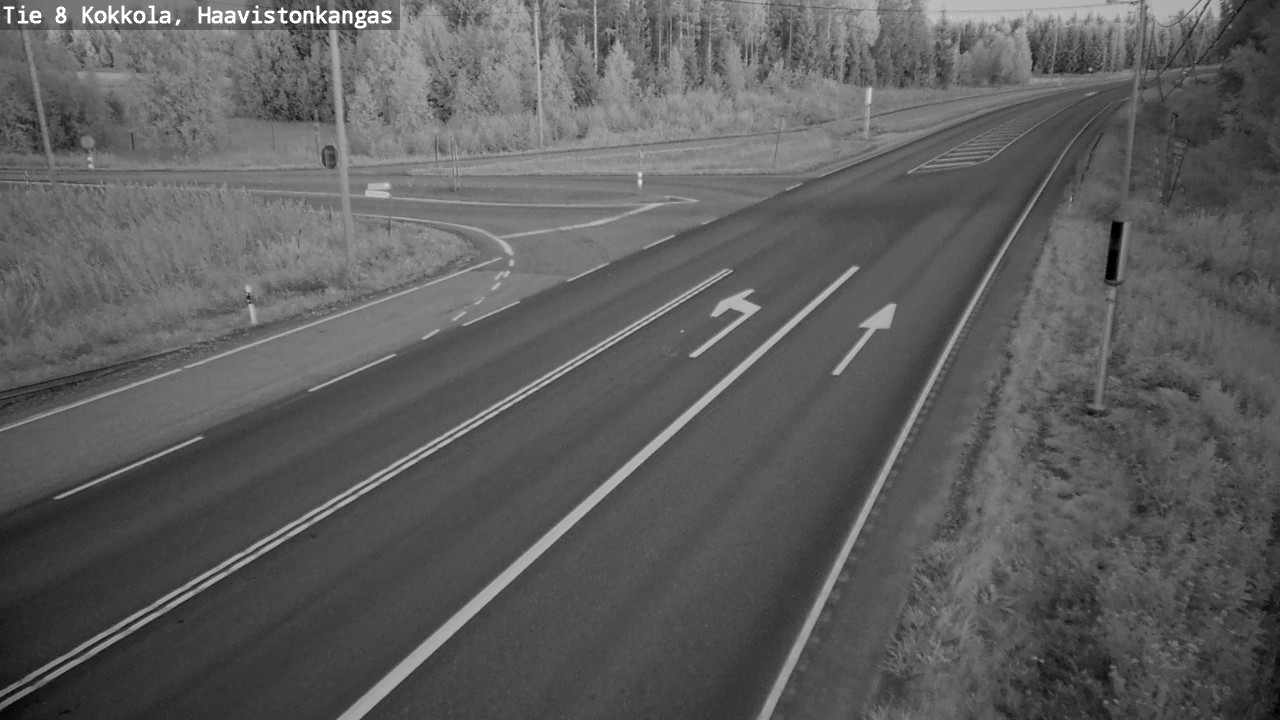Weather Camera Image Väg 8 Karleby, Haavistonkangas, Kokkola, Keski-Pohjanmaa