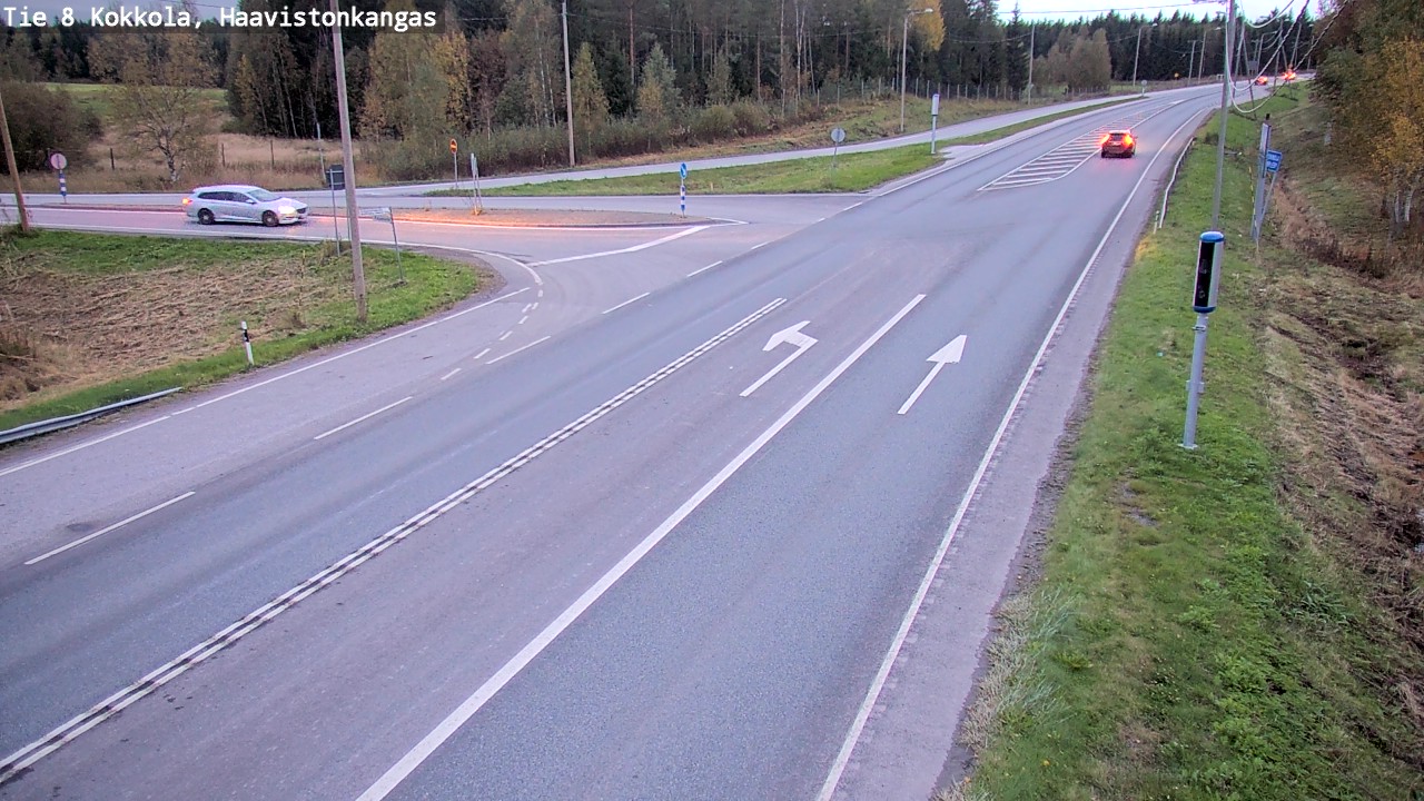 Weather Camera Image Road 8 Kokkola, Haavistonkangas, Kokkola, Keski-Pohjanmaa