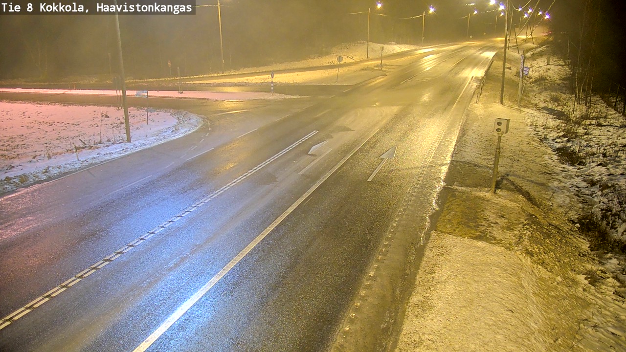 Weather Camera Image Väg 8 Karleby, Haavistonkangas, Kokkola, Keski-Pohjanmaa