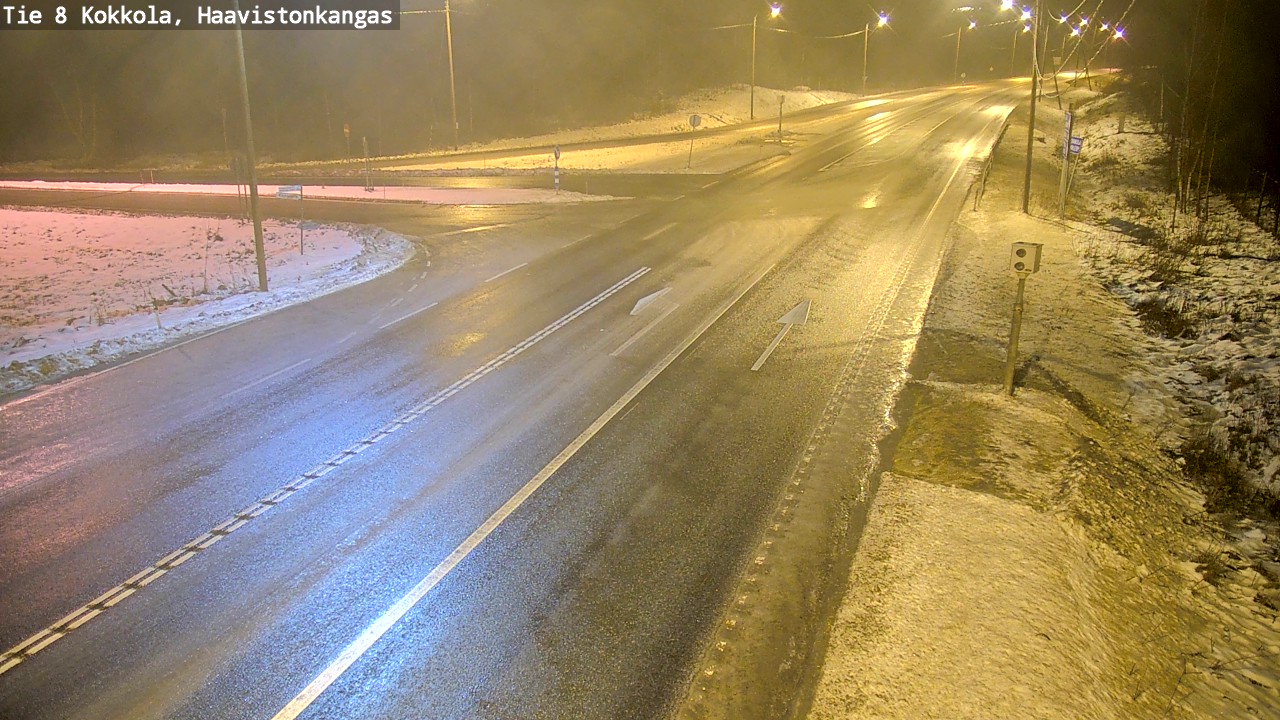 Weather Camera Image Väg 8 Karleby, Haavistonkangas, Kokkola, Keski-Pohjanmaa