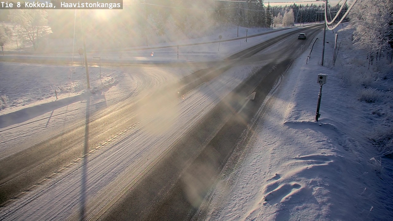 Weather Camera Image Road 8 Kokkola, Haavistonkangas, Kokkola, Keski-Pohjanmaa