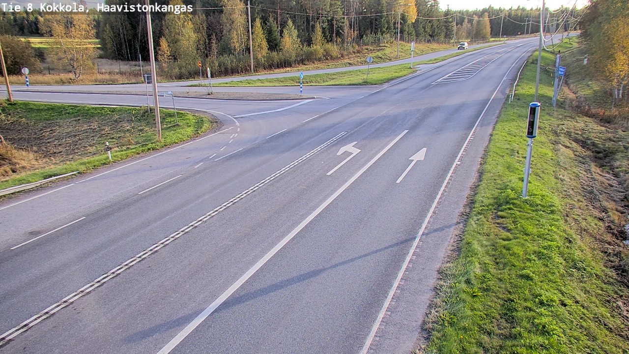 Weather Camera Image Road 8 Kokkola, Haavistonkangas, Kokkola, Keski-Pohjanmaa