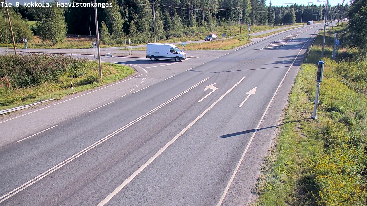 Weather Camera Image Väg 8 Karleby, Haavistonkangas, Kokkola, Keski-Pohjanmaa