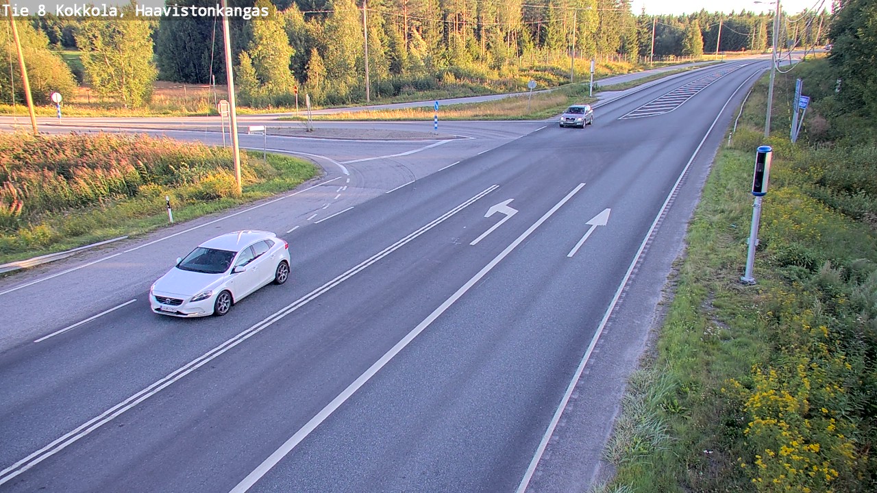 Weather Camera Image Väg 8 Karleby, Haavistonkangas, Kokkola, Keski-Pohjanmaa